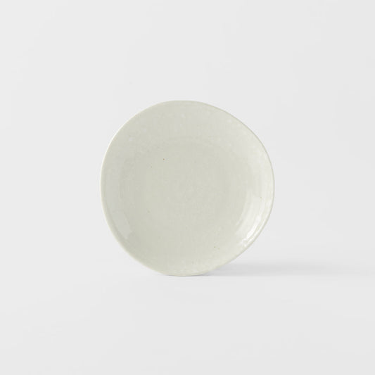Saucer Organic Shape 13.5cm Kanso Soft White Glaze V637-C8166