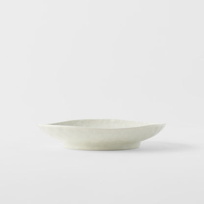 Saucer Organic Shape 13.5cm Kanso Soft White Glaze V637-C8166