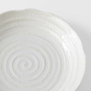 Pasta Bowl 22cm White Spiral Glaze V637-C8173