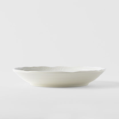 Pasta Bowl 22cm White Spiral Glaze V637-C8173