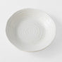 Bowl 23.5cm White Spiral Glaze V637-C8174