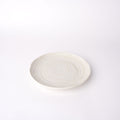Tapas Plate 16cm White Spiral Glaze V637-C8175