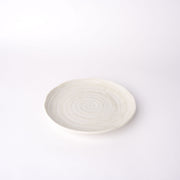 Tapas Plate 16cm White Spiral Glaze V637-C8175