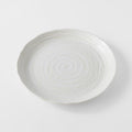 Dinner Plate 24.5cm White Spiral Glaze V637-C8177