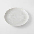 Dinner Plate 29.5cm White Spiral Glaze V637-C8178