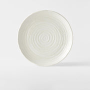 Dinner Plate 29.5cm White Spiral Glaze V637-C8178