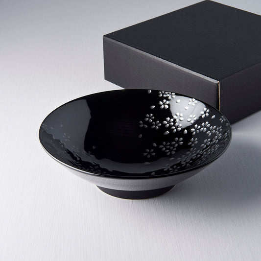 Bowl 25cm Silver Sakura Design V637-C8912