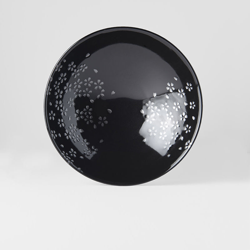Bowl 25cm Silver Sakura Design V637-C8912