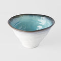 Bowl Deep Ikebana 22cm Sky Blue Glaze V637-C8996