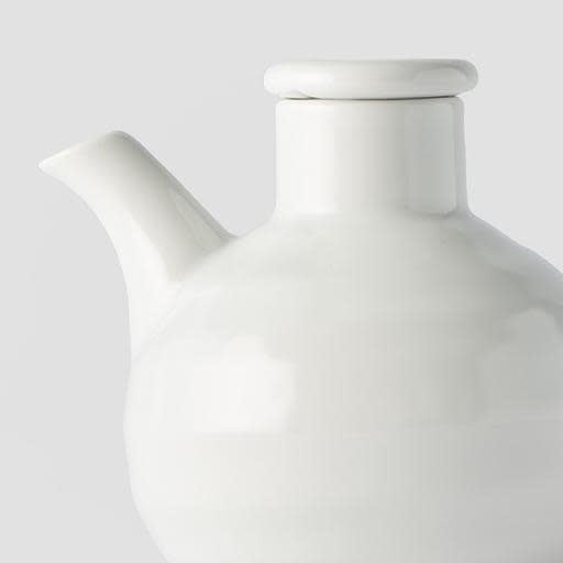 Soy Pot Minoyaki Porcelain 110ml Matt White Glaze V637-C9008