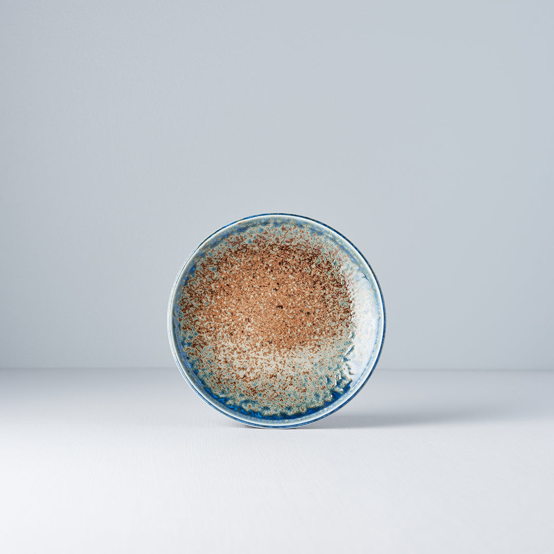 Tapas Plate 17cm Earth & Sky Glaze V637-C9013