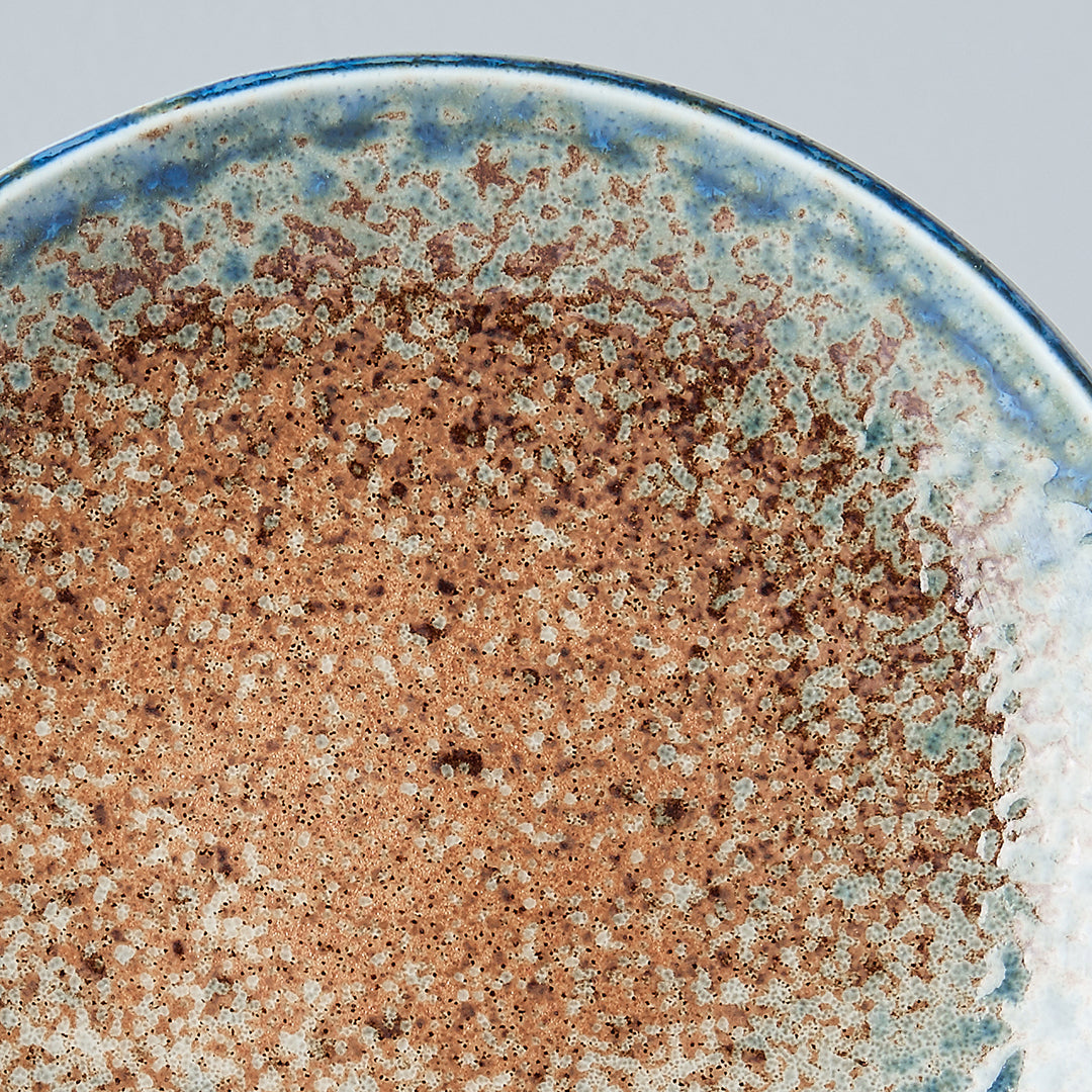 Tapas Plate 17cm Earth & Sky Glaze V637-C9013