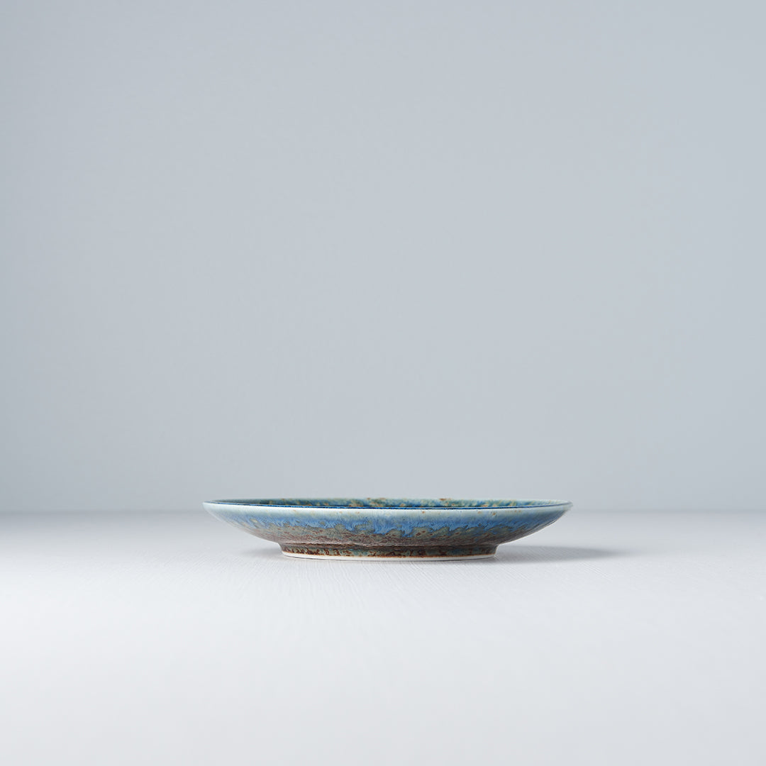 Tapas Plate 17cm Earth & Sky Glaze V637-C9013