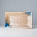 Platter Rectangular 33cm Earth & Sky Glaze V637-C9014