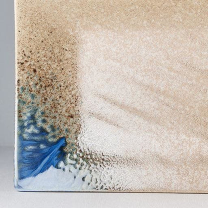 Platter Rectangular 33cm Earth & Sky Glaze V637-C9014