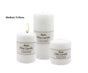bulk 36 Unscented White Pillar Candle Tapered 10cm V637-CPU22636