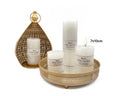 bulk 36 Unscented White Pillar Candle 335G 10cm V637-CPU27238