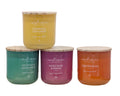 bulk 12 Glass Jar Candle W Lid Assort 10cm V637-CPU37135