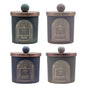 bulk 12 Arabian Nights Scented Glass Candle w Lid Assort 8x9cm V637-CPU38430
