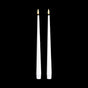 bulk 24 Led Tappered Dinner Candle White 24cm V637-CPU38964