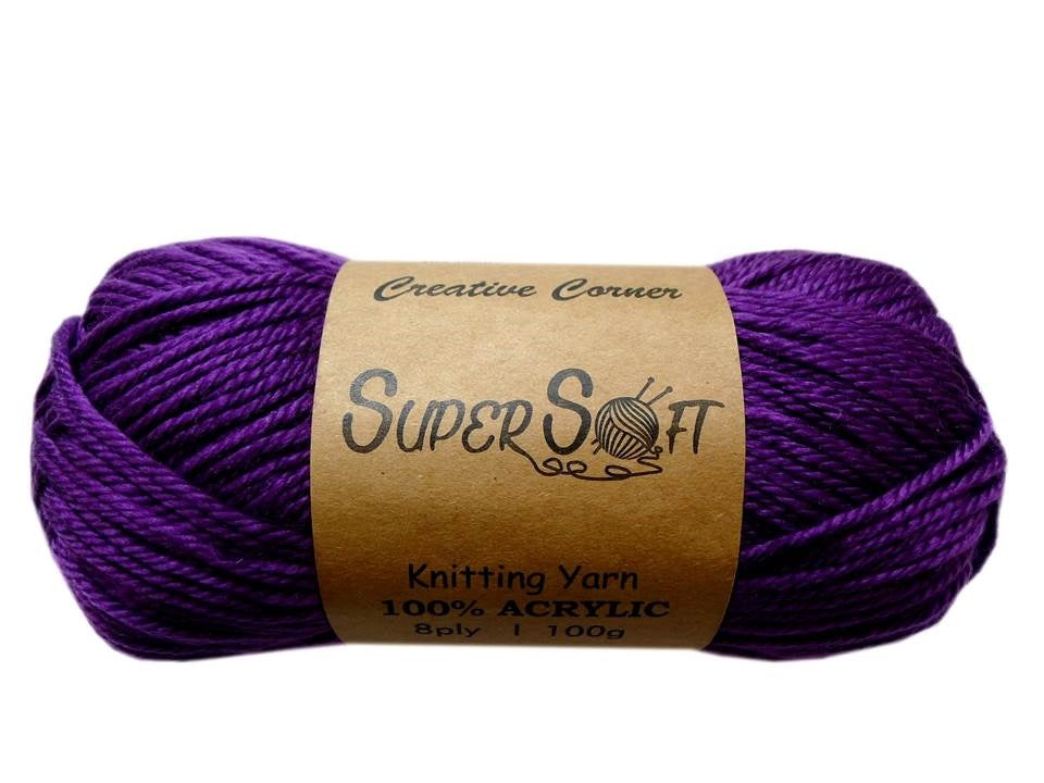 bulk 12 Super Soft Knitting Yarn V637-CRA20850