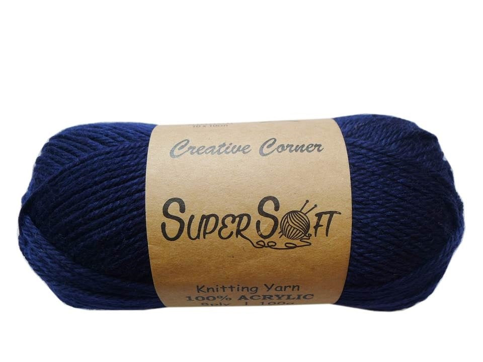 bulk 12 Super Soft Knitting Yarn V637-CRA20854