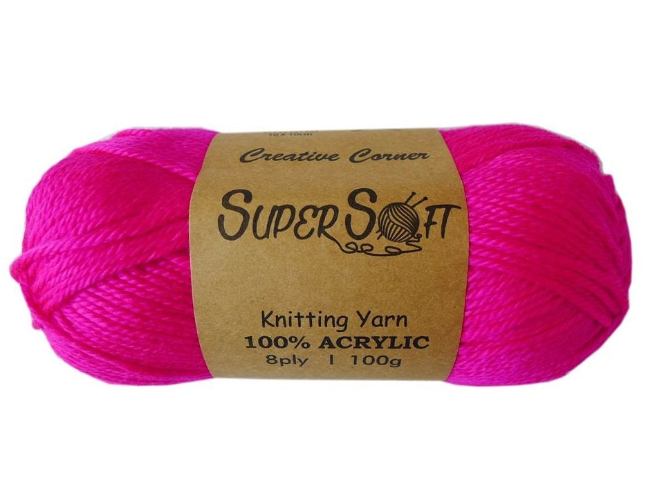bulk 12 Super Soft Knitting Yarn V637-CRA20858