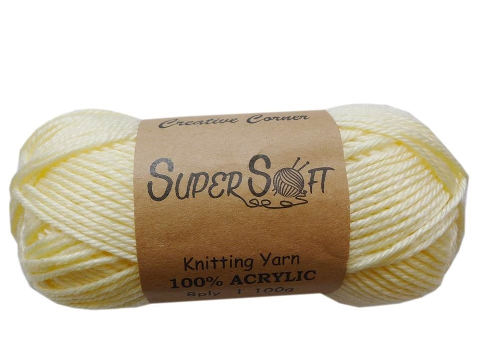 bulk 12 Super Soft Knitting Yarn V637-CRA20859