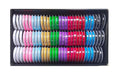 bulk 90 Roll Ribbon Sheer 4.5mt 10mm Displayed Box V637-CRA31367