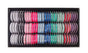 bulk 90 Roll Satin Ribbon 4.5mt 10mm Displayed Box V637-CRA31370