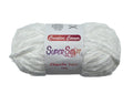 bulk 12 White Super Soft Chenille Yarn 100G V637-CRA31381