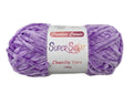 bulk 12 Purple Super Soft Chenille Yarn 100G V637-CRA31390