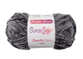 bulk 12 Dark Grey Super Soft Chenille Yarn 100G V637-CRA31393