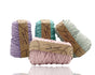 bulk 12 Macrame Cotton Yarn 72mtrs 4mm 400G Pastel Assort Knitting V637-CRA32946