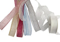 bulk 48 Metallic Striped Organza Ribbon Assort Wrap 300cm V637-CRA32997