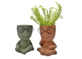 Set 2 Relaxing Man w Metal Glasses Assort 22cm V637-CVA30953