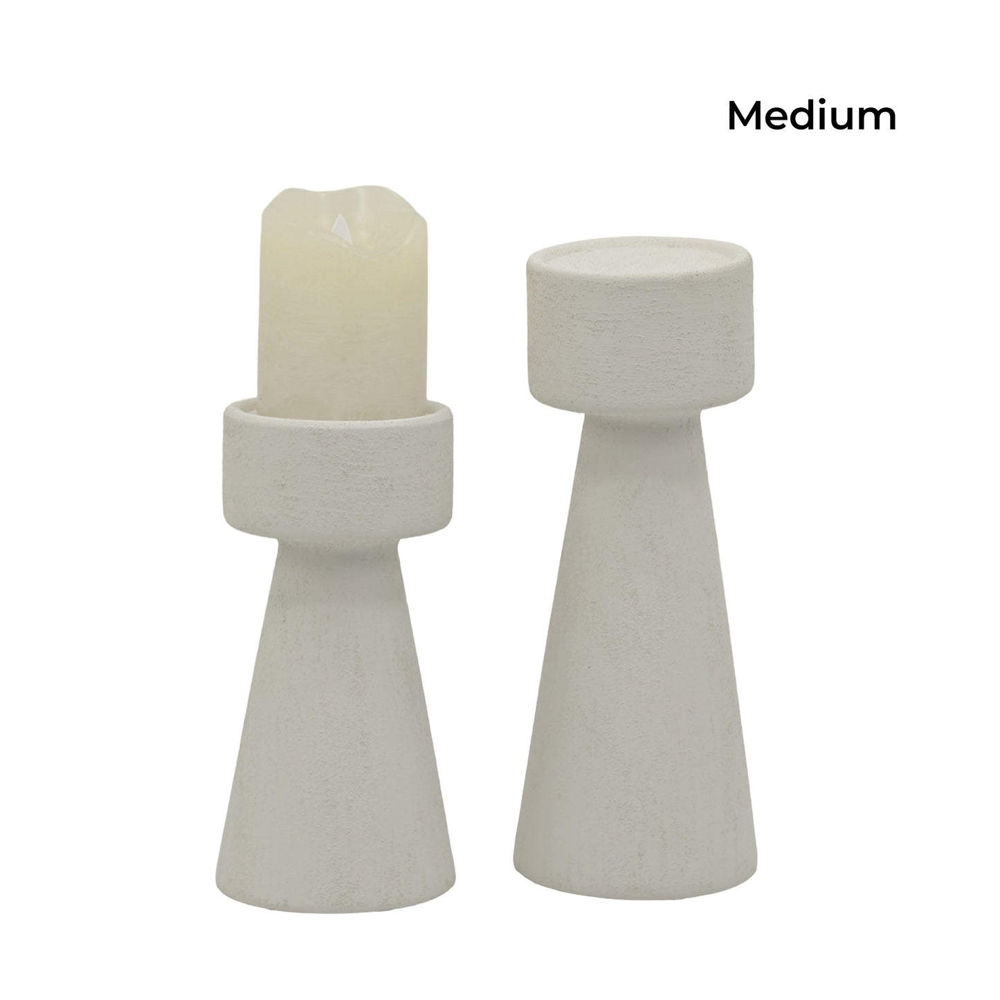bulk 6 Minimalist Nordic Candle Holder 21cm V637-CVA38850