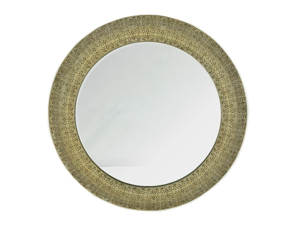 Moroccan Style Round Wall Mirror 60cm V637-DCO29724