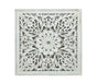Carved Square Wall Art Antique White 60cm V637-DCO30879