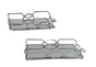 Set 2 Rectangle Silver Mirror Tray 31cm V637-DCO31865