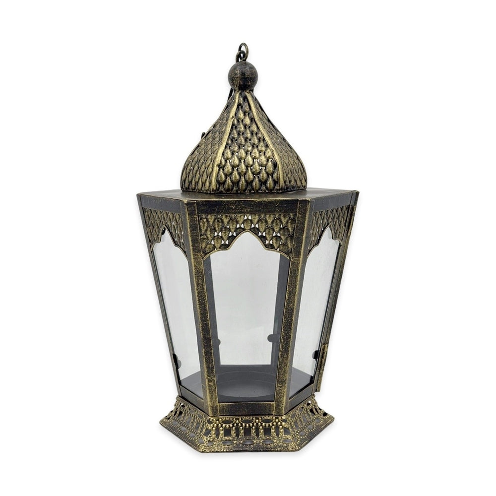 Moroccan Lantern Antique Look Metal 37cm V637-DCO34067