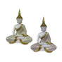 Set 2 Buddha Statue Assort 20cm V637-DCO38676
