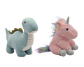 Set 2 Unicorn & Dino Door Stopper Assort 25cm V637-DCO38893