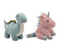 Set 2 Unicorn & Dino Door Stopper Assort 25cm V637-DCO38893