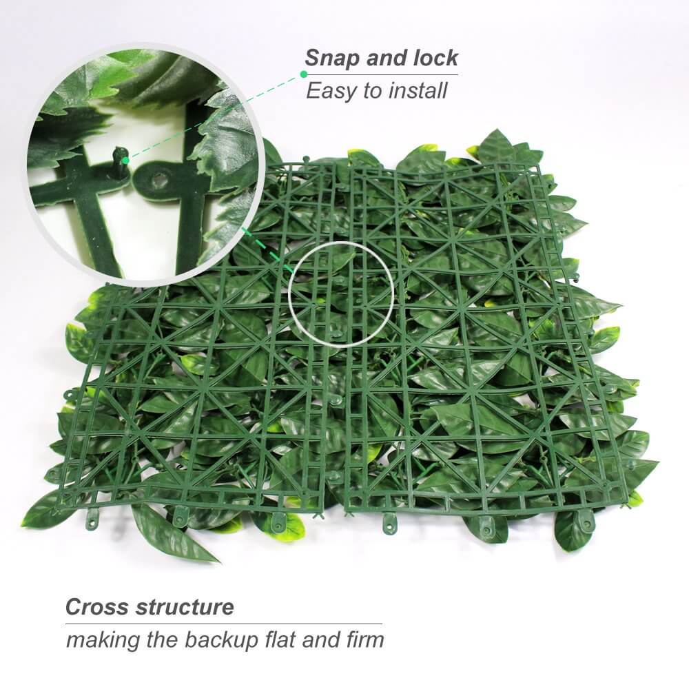 Laurel Hedge Panels UV Resistant 1m X 1m V637-DP1000492