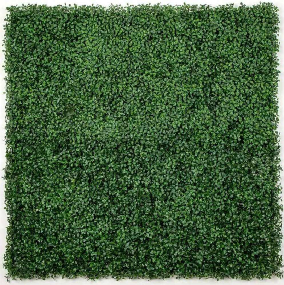 Boxwood Hedge Screen Green Wall Panel UV Resistant 100cm x 100cm V637-DP1000500