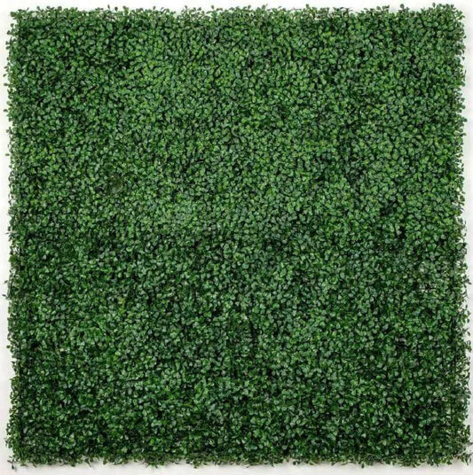 Boxwood Hedge Screen Green Wall Panel UV Resistant 100cm x 100cm V637-DP1000500