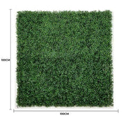 Boxwood Hedge Screen Green Wall Panel UV Resistant 100cm x 100cm V637-DP1000500
