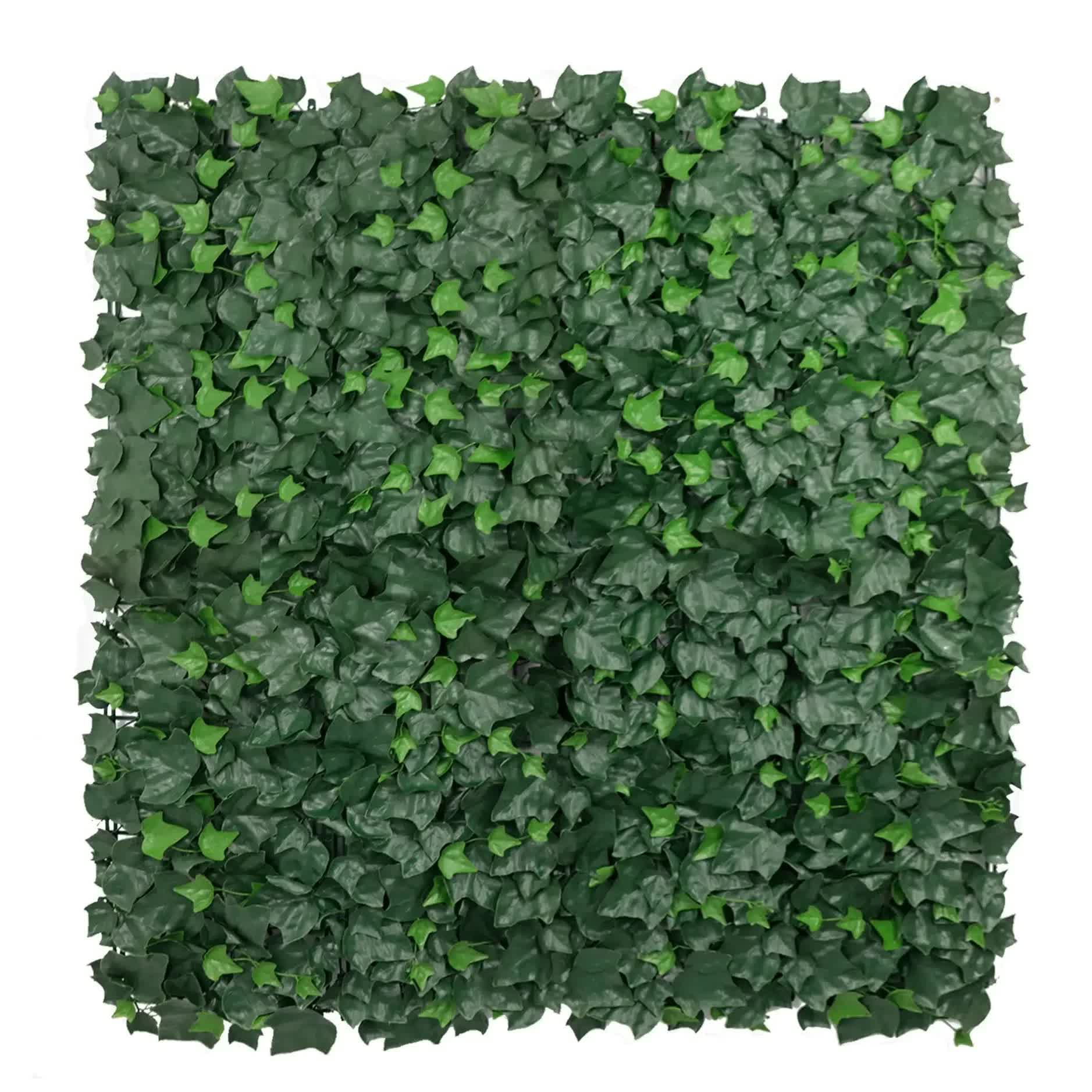 Boston Ivy Leaf Screen Green Wall Panel UV Resistant 1m x 1m V637-DP1000508