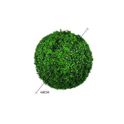 Large Green Leaf Buxus Faulkner Topiary Ball UV Resistant 48cm V637-DP1001537